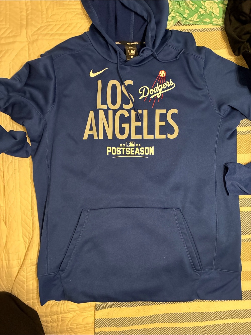 Nike Royal Blue Los Angeles Dodgers Postseason Pullover Hoodie